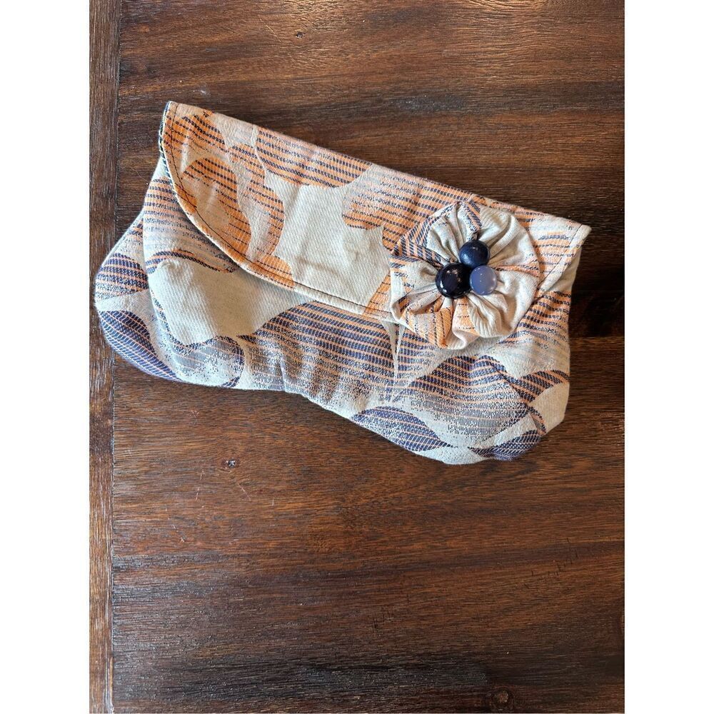 Fabric clutch bag